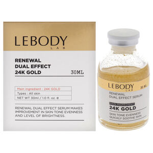 Lab Renewal Dual Effect Serum - 24K Gold by Lebody for Women - 1 oz Serum